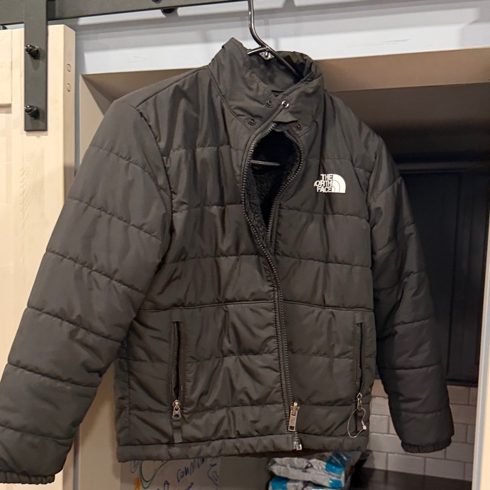 The North Face Kids Dark Gray Puffer Jacket